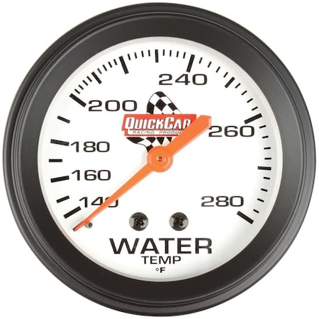 Quickcar Racing Products Quickcar Racing Products QRP611-6006 Water Temperature Gauge - 140-280 deg QRP611-6006